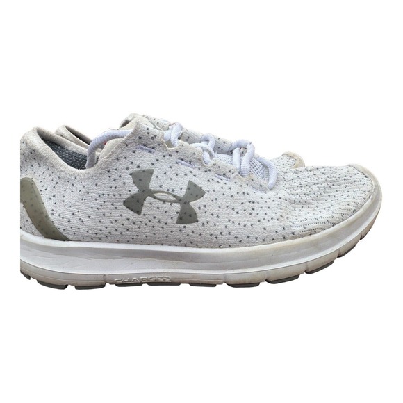 Under Armour SpeedForm SlingRide Men’s‎ Size 9.5 Running Shoes (white gray) - Picture 1 of 8